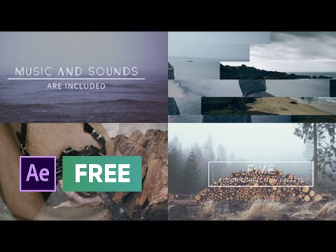 FREE After Effects Template - Minimal Slideshow - YouTube
