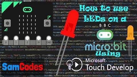 How to use the LEDs on a Micro:bit using Touch Develop