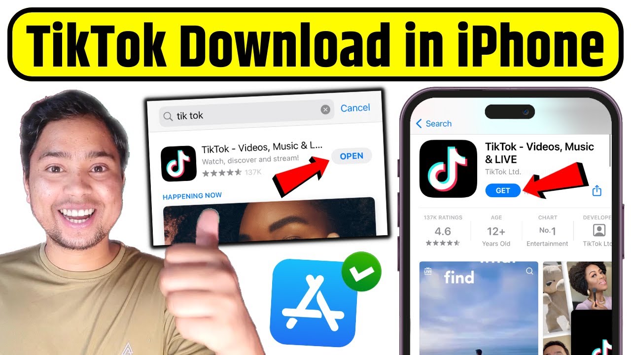 How to Download TikTok in iPhone in India | iPhone Me TikTok Kaise ...
