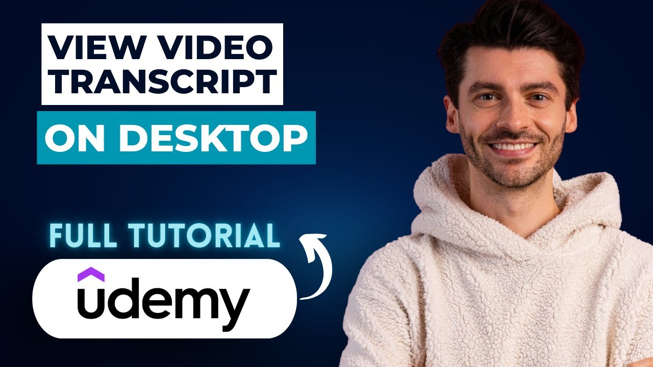How to View Udemy Video Transcript on Desktop [2026 Full Guide] - YouTube