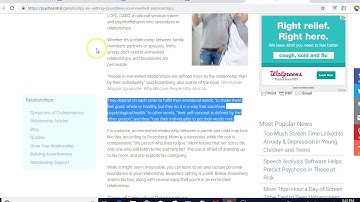 Codependent Enmeshed Relationship with Mother [video]