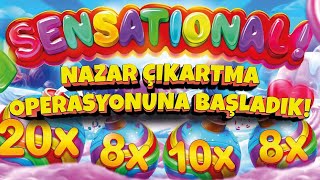 🍭 SWEET BONANZA 🍭 500 TL İLE BONUS 🍭 BÜYÜK KAZANÇ HEDEFİYLE İLERLİYORUZ! #casino #slot