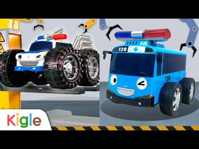 Mobil Polisi Ubah | Mobil Mainan Anak-anak | KigleTV Indonesia class=