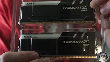 G.SKILL Trident Z RGB Ram Unboxing