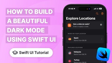 📱 How To Build A Beautiful Dark Mode Using Swift UI