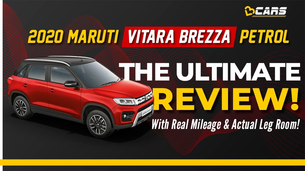 New Maruti Brezza Facelift Petrol MT Test Drive Review | Real Mileage ...