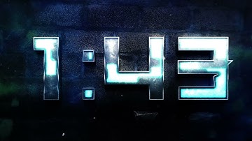 5 Minute Robot Sci Fi Metal Glow Countdown Timer 🤖🚀👾