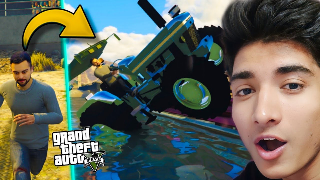 Virat Kohli's Epic GTA 5 Tractor Challenge Watercrossing & more