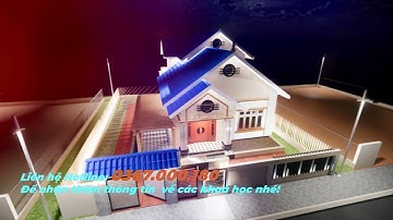 HỌC REVIT MÔ HÌNH & PHỐI CẢNH BIỆT THỰ MÁI THÁI