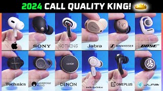 2024 BEST Earbuds for Call Quality Ranked! (Tested in NOISY Public Place)