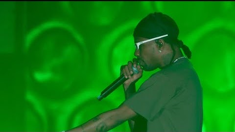 Travis Scott Performing Goosebumps in Costinesti, Romania at Beach Please Festival