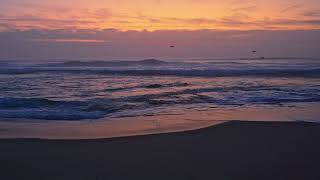 PostSunset Glow on the Beach  Nature ASMR, 4 hours at 4K