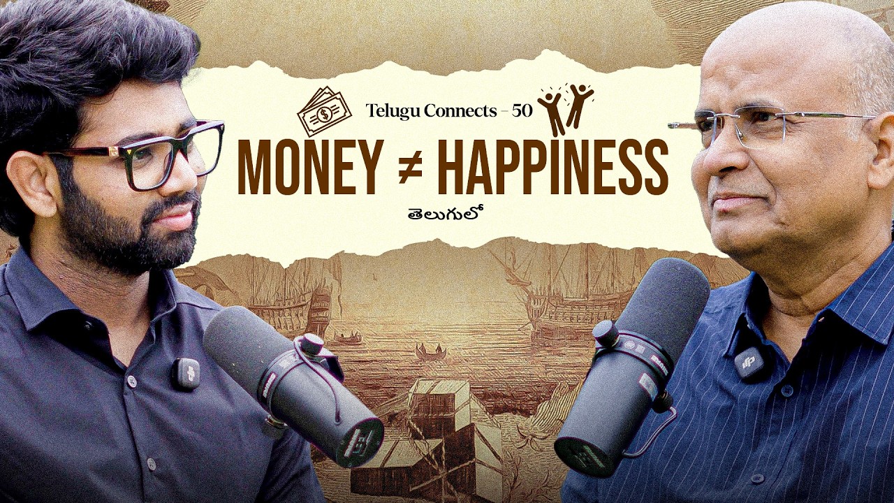 Telugu Philosophy Podcast on Money, Success & Happiness | Ft. Laurus Labs CFO V.V. Ravikumar