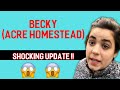 Becky from acre homestead behind the farm gate  revelations  updates
