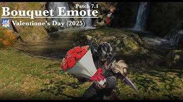 Final Fantasy XIV -  Bouquet Emote