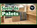 SUELO DE PALETS en una tienda. Como poner Palets reciclados. Ideas con palets únicas #recicleitor