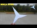 How to make a paper ninja star  shuriken  origami ninja star  make a paper shuriken