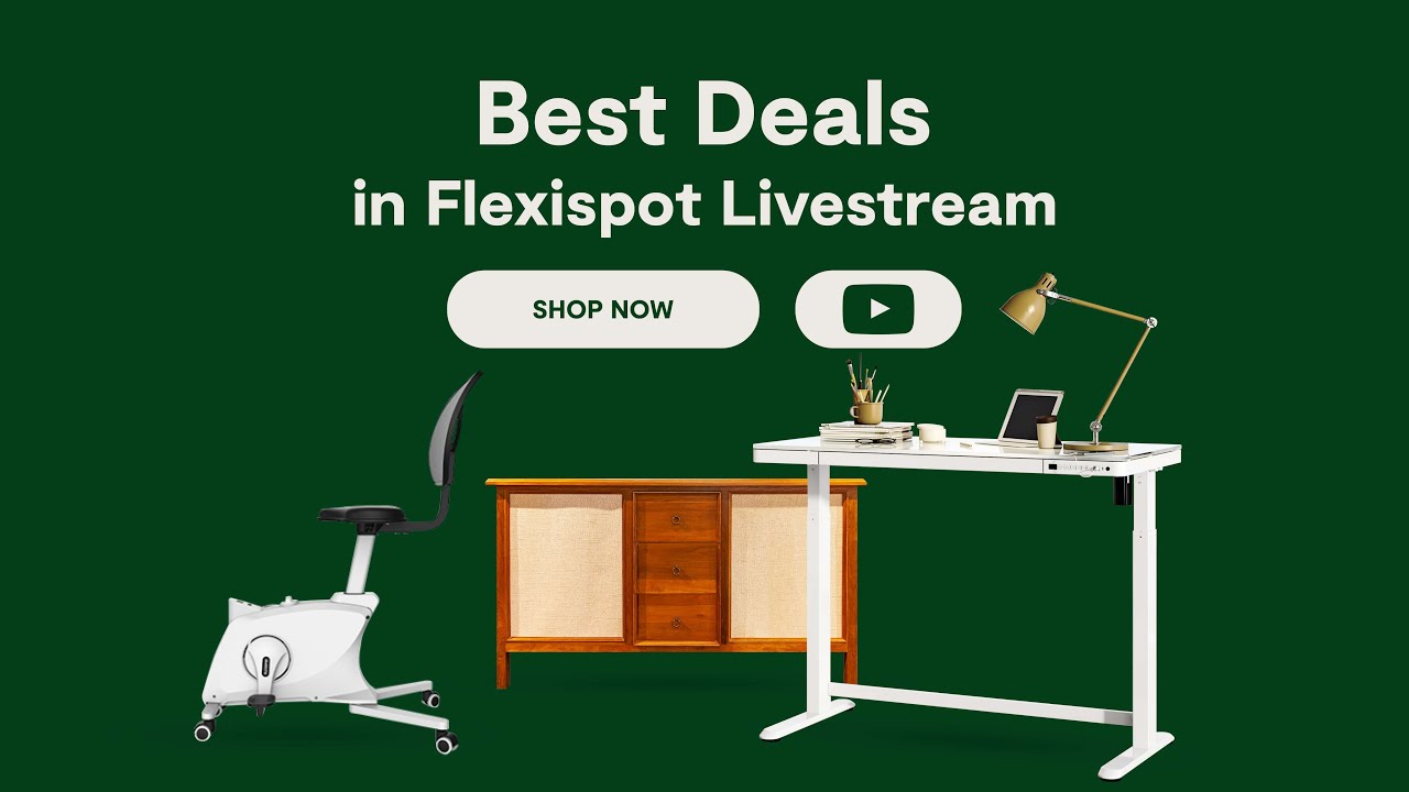 Shop Best Deals in Flexispot Live - YouTube