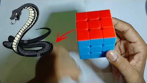 Black Mamba🐍Pattern Tutorial Magic Tricks On 3×3 Rubik