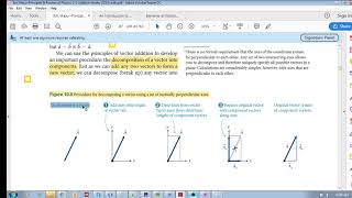 Chap 10.2 - Vectors in a plane (c), Decomposing a vector