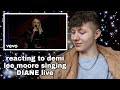 Reacting To Demi Lee Moore - Diane (Live at Sun Arena / 2019)