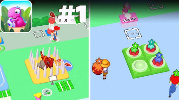 Jurassic Inc - New Release - Hyper Hybrid Casual - Gameplay Walkthrough (iOS & Android)