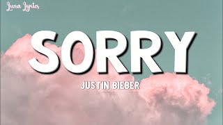 Justin Bieber - Sorry (Lyrics)