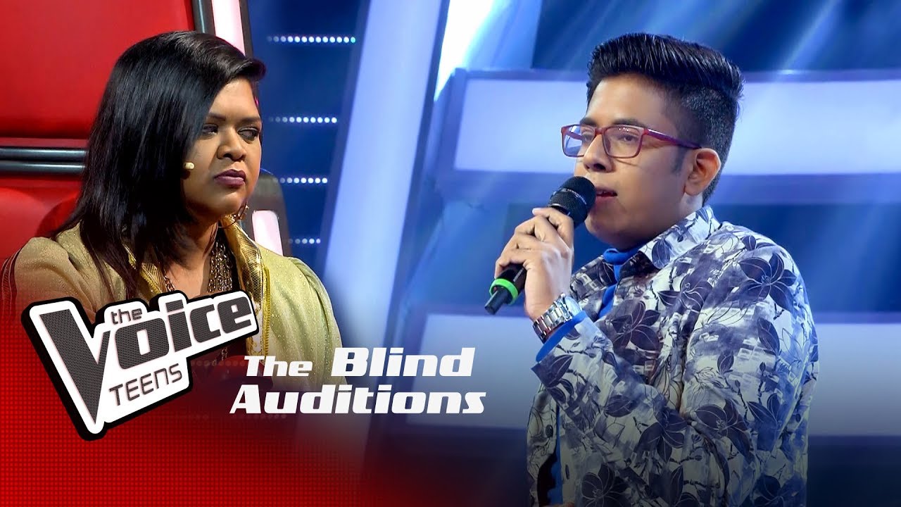 Oluka Dinel  Hello  Blind Auditions  The Voice Teens Sri Lanka