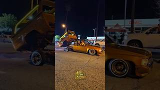 ZIG ZAG PUTTING ON A SHOW!!#DesirableOnes #MiniTrucks #Lowriders #BedDancing #90sStyle