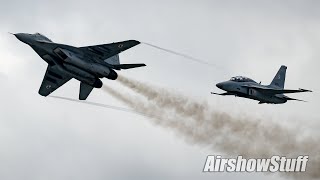 Massive Polish Air Force 100th Anniversary Flyover and Attack Demo - Airshow Radom 2023