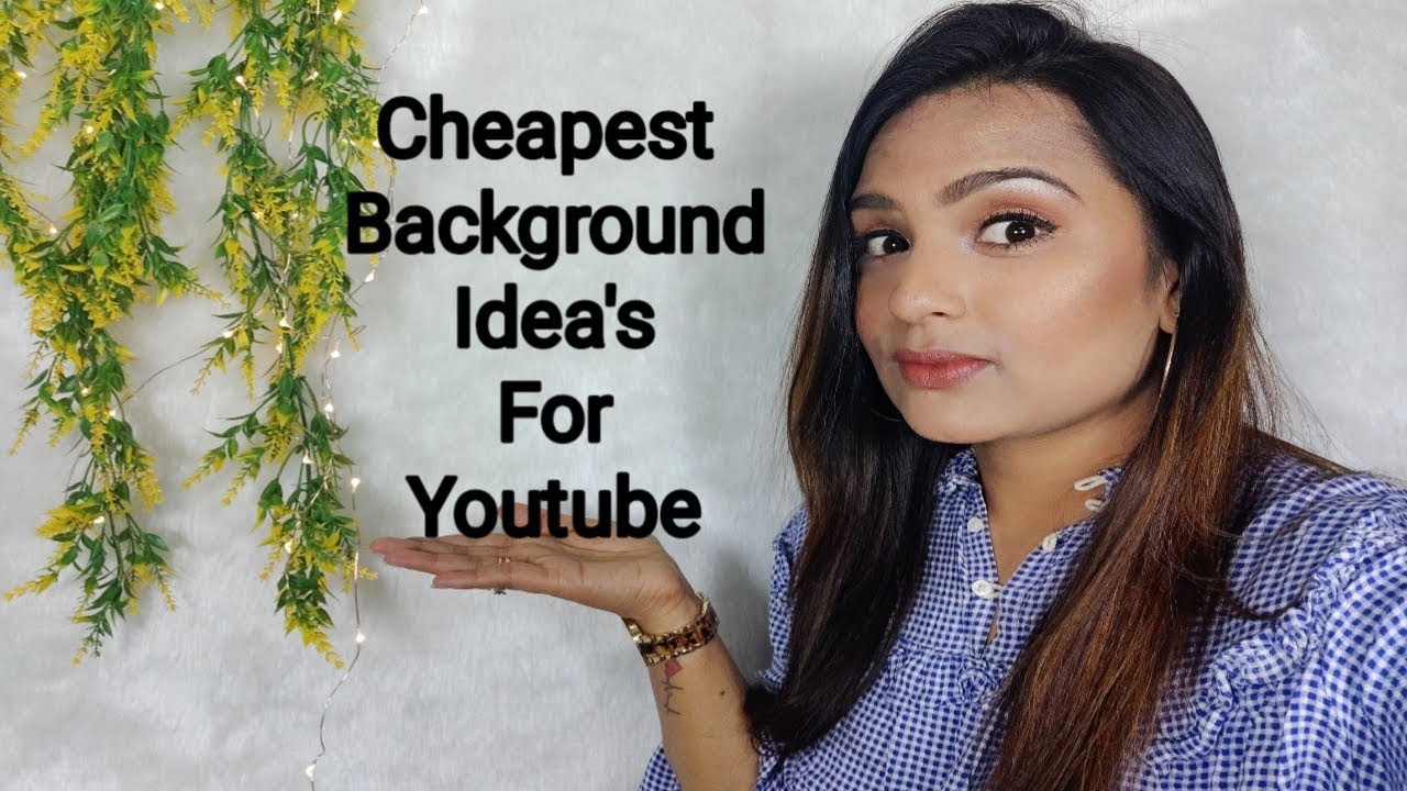 Cheapest ''DIY'' Background Setup For'' YOUTUBE VIDEO''S'' | GLAM YOUR FACE  - YouTube