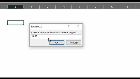Excel-VBA- Comment programmer un Rappel Vocal dans Excel ? Regardez cette vidéo !