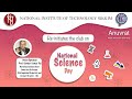National science day  anuvrat reinitiation