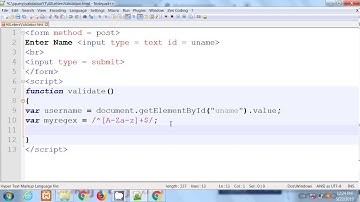 All Letters Validation using Javascript  |  Hindi
