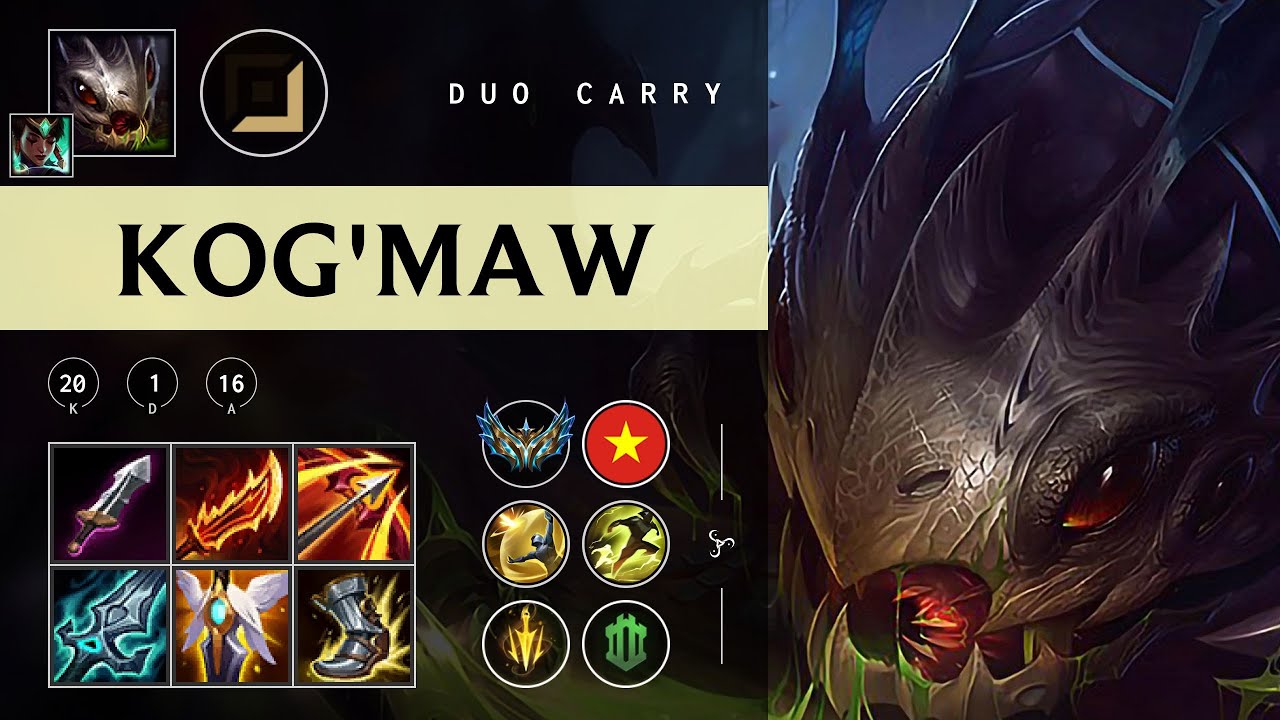 Kog'Maw ADC vs Jinx - VN Challenger Patch 25.24