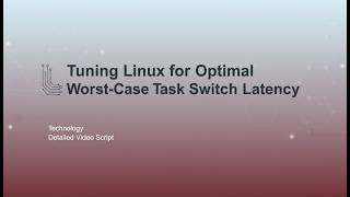 How to Optimize Linux Scheduler for Ultra-Low Task Switch Latency | Kernel Performance Guide