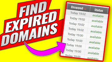 How to Find Recently Expired Domain Names