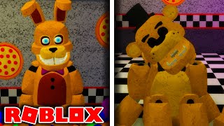 Into The Pit Spring Bonnie And Golden Freddy In Roblox Fazbear Entertainment Revamped Youtube - freggy roblox spring bonnie