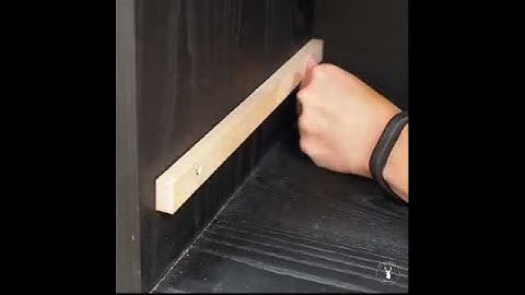 Making wooden drawer slides for a nightstand 🔥#woodworking #shorts
