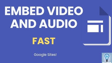 How to Embed Videos and Audio Files in Google Sites in 5 MINUTES!