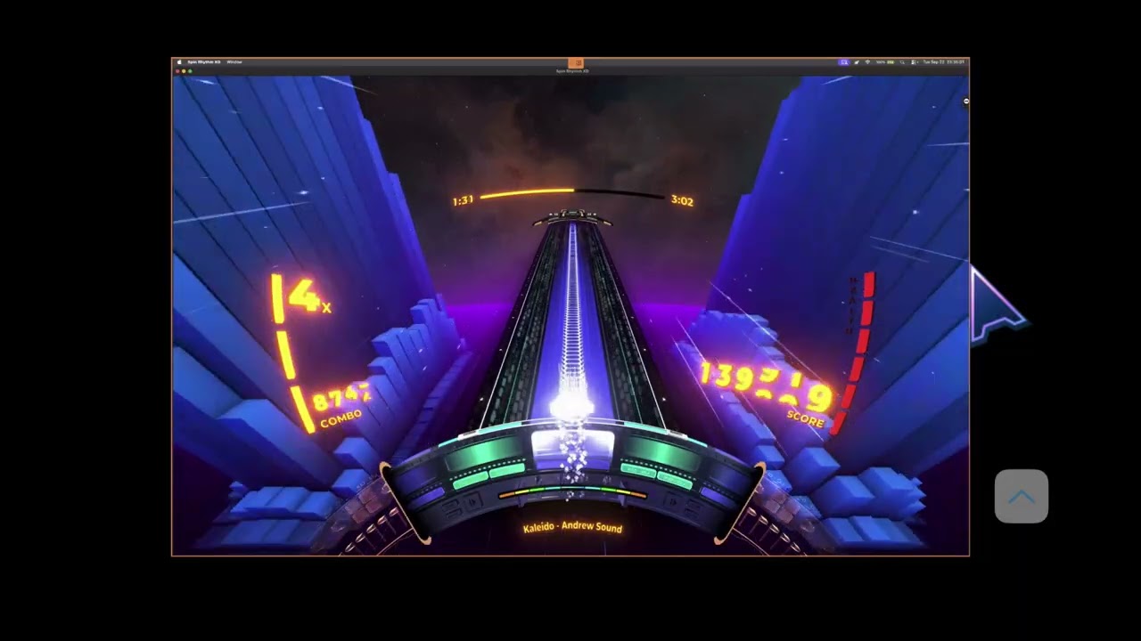 Spin Rhythm XD Ep. 2512: Andrew Sound - Kaleido. 275K score. Level