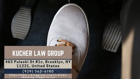 Is Brake Checking Illegal in NY? by Samantha Kucher