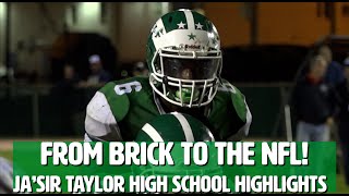 Ja'Sir Taylor  | LA Chargers 2022 6th Round Draft Pick | High School Highlights at Brick Township!