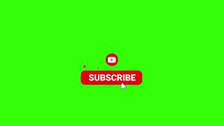 Liquid Red YouTube Subscribe Button Green Screen Effects