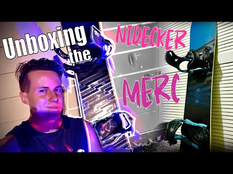 BRAND NEW SNOWBOARD UNBOXING // Nidecker Merc 2022 Impressions