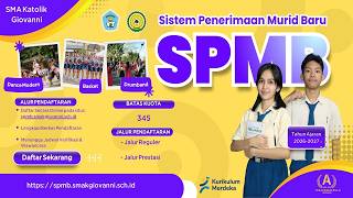 Tutorial Pendaftaran SPMB SMA Katolik Giovanni Tahun 2026