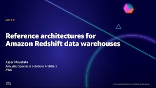 Celebrity AWS AMER Summit Aug 2021: Reference architectures for Amazon Redshift data warehouses Profile
