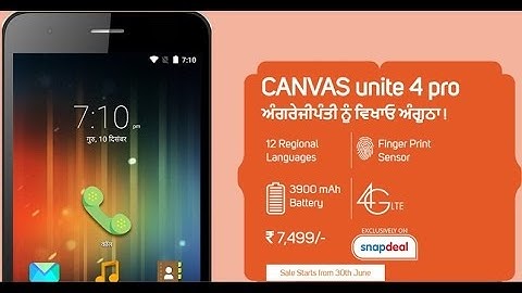 Micromax Canvas Unite 4 Pro Unboxing & Gaming Review