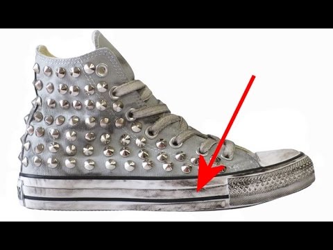 converse bianche alte platform youtube