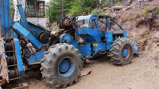 ECOLOGGER SKIDDER MOUNT YARDER. DETROIT POWER !!!!!